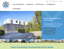 Tablet Screenshot of frecohuis.nl